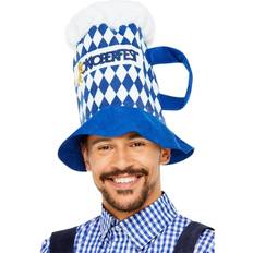 Smiffys Oktoberfest ølhat, blå