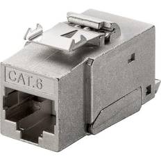 Rj45 stik cat6 Goobay Keystone RJ45 Cat6 STP Mono Adapter