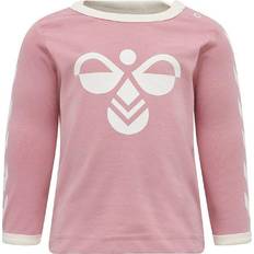 Bebé Tops Hummel Flipper T-shirt L/S - Woodrose (213893-4852)