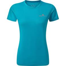 Ronhill Överdelar Ronhill Tech SS T-shirt Women - Azure/Hot Pink