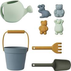 Tiere Sandspielzeuge Liewood Florence Beach & Garden Set Classic Blue Multi Mix