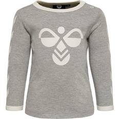 Hummel Camiseta - Gris Moteado / Blanco