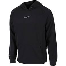 Nike Pro Pullover Fleece Training Hoodie Men - Black/Black/Iron Grey
