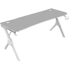 Mars Gaming MGDXL Gaming Desk - White, 1600x750x600mm