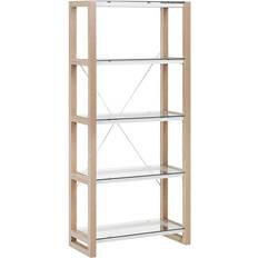 Vetro Scaffali per libri Beliani Jenks Scaffale per libri 152cm