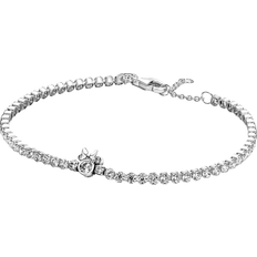 Pandora Disney Minnie Mouse Tennis Bracelet - Silver/Transparent