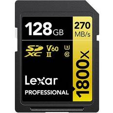 LEXAR Professional SDXC Class 10 UHS-II U3 V60 270/210MB/s 128GB (1800x)