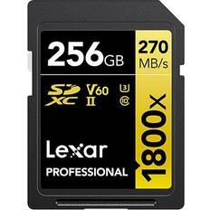 Lexar pro 256gb LEXAR Professional SDXC 270/180MB/s Class 10 UHS-II U3 V60 1800x 256GB