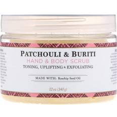 Calming Body Scrubs Nubian Heritage Hand & Body Scrub Patchouli & Buriti 340g