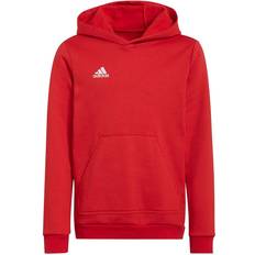 Adidas L Hoodies Adidas Junior Entrada 22 Hoodie - Team Power Red/White (H57566)