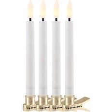 Alimentato a batteria Luci dell'Albero di Natale Sirius Sille White Luci dell'Albero di Natale 4 Lampade 4pcs