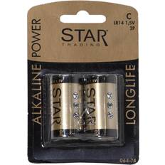 C Alkaline Power Longlife Compatible 2-pack