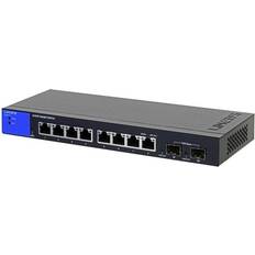 Linksys Schakelaars Linksys LGS310C 8-Poorts Managed Gigabit Switch