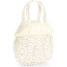 Puuvilla Verkkokassit Westford Mill Mini Mesh Tote Bag - Natural