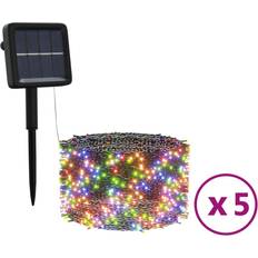 Alimentado por batería Cadenas de Luces vidaXL Solar Cadena de Luces 200 Lámparas 5pcs