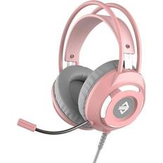 Gaming mic Ajazz Ajazz Ax120 Gaming Headset Over Ear Headphones With Mic Pink