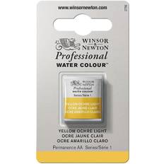 Jaune Aquarelles Winsor & Newton Professional Water Colour Yellow Ochre Light Half Pan