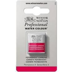 Pink Akvarelmaling Winsor & Newton Professional Water Colour Permanent Carmine Half Pan