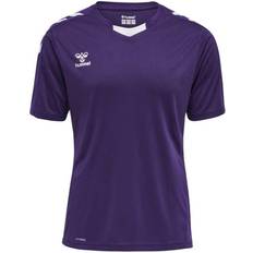 Calcio - Donna - Viola Abbigliamento Hummel Hmlcore XK Poly Short Sleeve Jersey Men - Acai/White