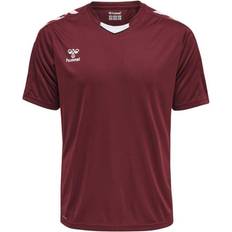 Herren - XXS T-Shirts Hummel Hmlcore XK Poly Short Sleeve Jersey Men - Maroon