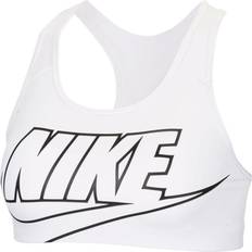 Fickor BH:ar Nike Swoosh Futura Sports Bra - White/Black