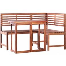 vidaXL 44038 Café-Set, 1 Tisch einschl. 2 Stühle