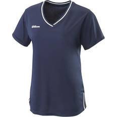 Tennis T-shirts Wilson Team II V-Neck T-shirt Women - Team Navy