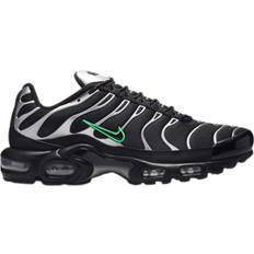 Nike Polyurethane Shoes Nike Air Max Plus M - Black/Green Strike/Metallic Silver