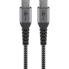 Goobay USB C-USB C - USB-kabel Kablar Goobay USB C - USB C M-M 0.5m