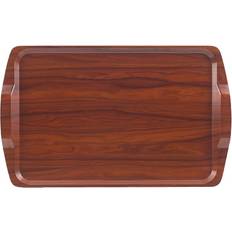 With Handles Serving Trays Cambro Walnut Laminate Serving Tray