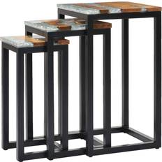 Teak Nesting Tables vidaXL 281648 Nesting Table 39x39cm