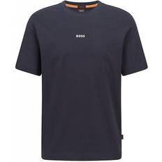 Elastane/Lycra/Spandex - Men T-shirts HUGO BOSS Tchup T-shirt - Dark Blue