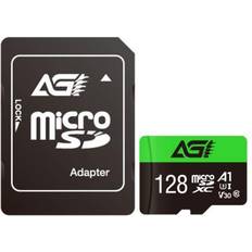 AGI TF138 microSDXC Class 10 UHS-I U3 V30 A1 98/70MB/s 128GB +Adapter