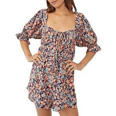 Free People Show Me Love Romper - Navy Combo