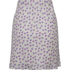 Gul - Korte nederdele Neo Noir Lunna Flower Dot Skirt - Light Yellow