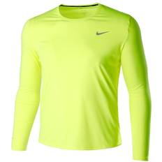 Nike Dri-FIT Miler Long-Sleeve Running Top Men - Volt