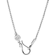 Izabel Camille Anchor Base Necklace - Silver