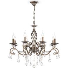 Kristall - Mässing Pendellampor Maytoni Grace Pendellampa ∅ 72cm