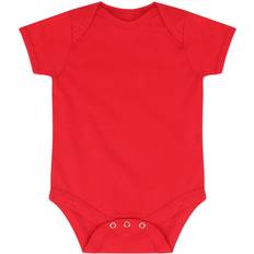 Larkwood Baby's Short Sleeve Bodysuit - Red (LW055)