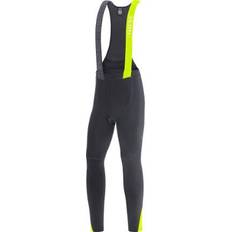 C5 Thermo Bib Tights + Men - Black/Neon Yellow