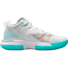 Nike 38 ⅔ Basketballsko Nike Zion 1 - White/Laser Orange/Dynamic Turquoise/Black