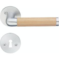 Beslagsboden Innerdörrhandtag B863Kmn Borstat Krom/Ek 1st 65x120mm