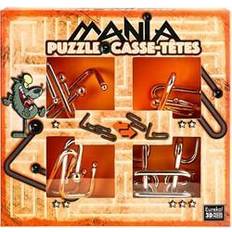 Metal 3D puslespil Eureka Gra Puzzle Mania Rinkinys oranžine Lamiglówki