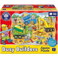 Floor Jigsaw Puzzles Orchard Toys Busy Builders 30 Pieces