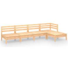 vidaXL 3082660 Conjunto de Sala de Exterior, 1 Mesa incl. 4 Sofás