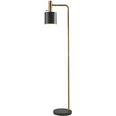 Black Floor Lamps Adesso Emmett Floor Lamp 61"