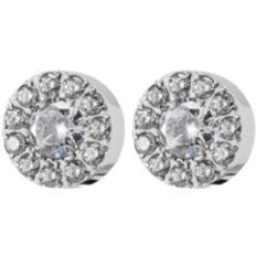 Edblad Thassos Studs - Silver/Transparent