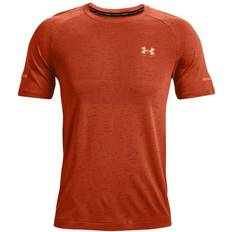 Under Armour Vanish Seamless Run Short Sleeve T-shirt Men - Fox/Jet Gray