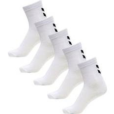 Økologisk bomull Sokker Hummel Make My Day Sock 5-pack - Bright White (215158-9801)