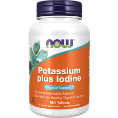 Magnesium and potassium Now Foods Potassium Plus Iodine 180 st